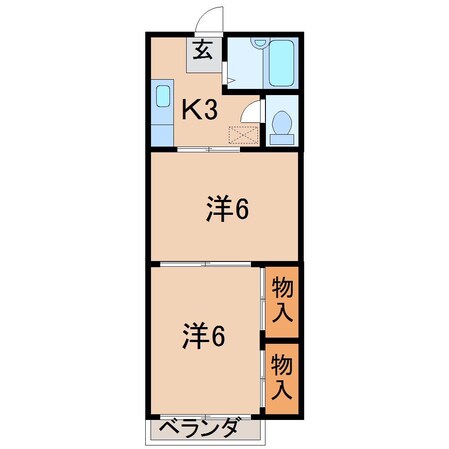 ハイツチロルの物件間取画像